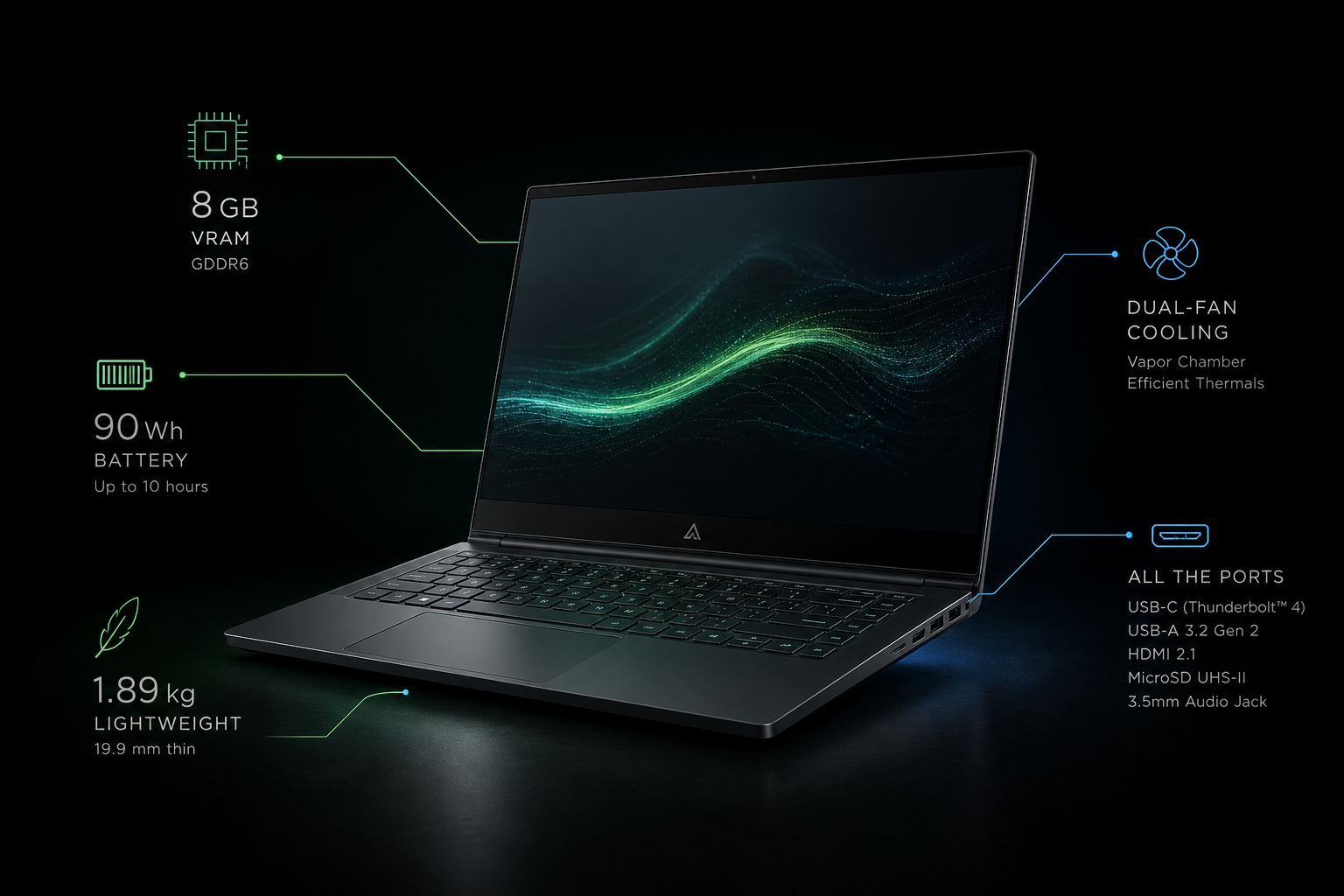 Laptop spec overview